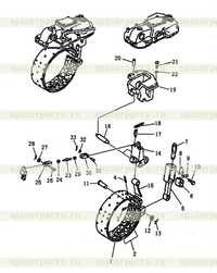 Тормозная лента и соединители Тормозная лента и соединители
